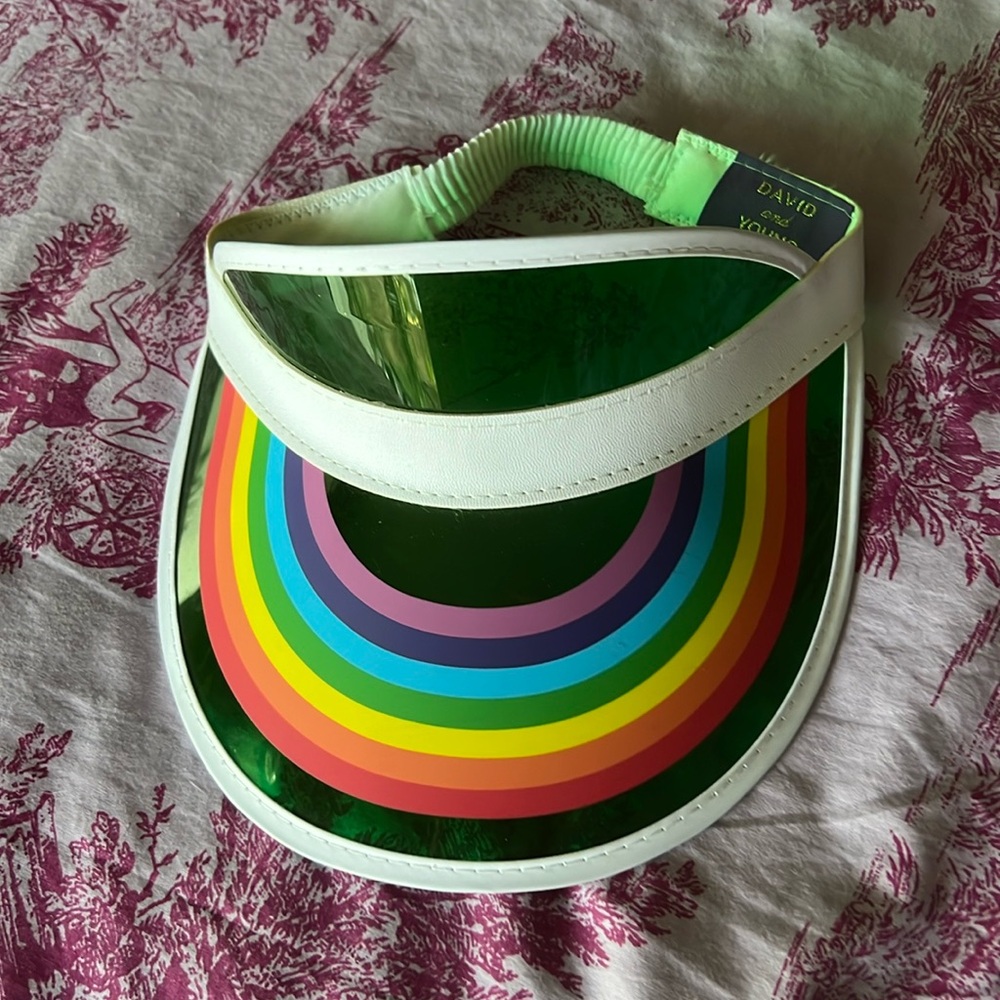 David & Young pride rainbow visor